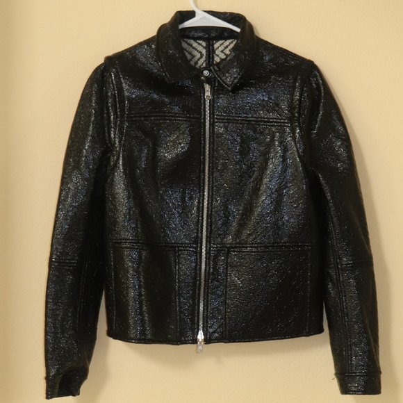 Tory Burch Jackets & Blazers - Tory Burch Faux Leather Jacket/Vest Size Small
